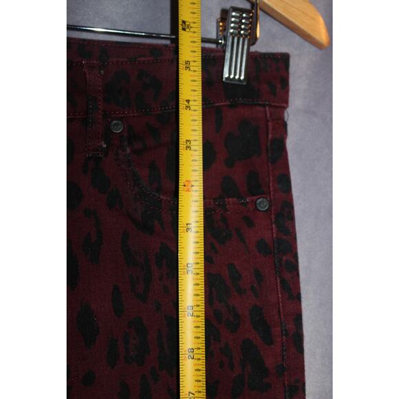 Cookie Johnson Leopard Skinny Jeans Animal Print Cheetah Woman 8/29 - Picture 3 of 7